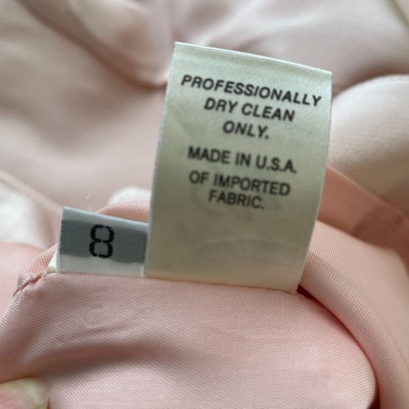 Vintage David Hayes Silk Pink 80s Asymmetrical Neiman Marcus Blazer 8 - Picture 9 of 12